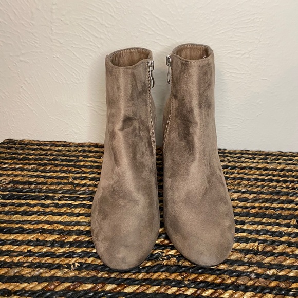 Ankle High Women Glitter Heeled Booties - Picture 2 of 5